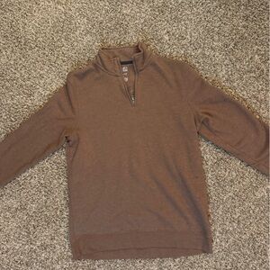 Croft & Barrow Chocolate Quarter-Zip Sweater